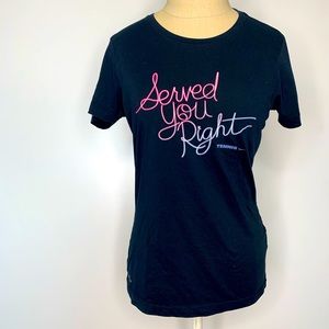 Nike served your right tennis top Medium